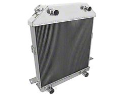 Champion Aluminum Radiator, Flat Head Configuration, 3-Row (Standard/Deluxe/Pickup, Flat Head Configuration)