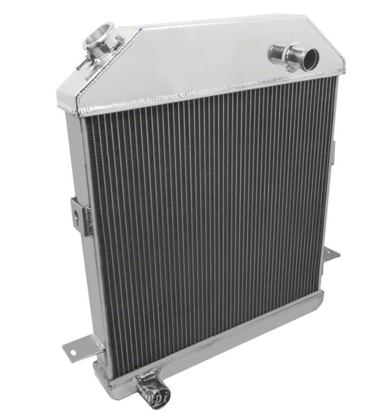 Ecklers Champion Aluminum Radiator, Ford Configuration, 3-Row (Model ...