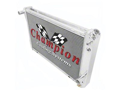 Champion Camaro Aluminum Radiator, Three Row, Small Block 1967-1969