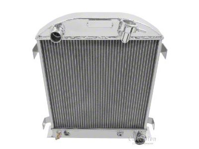 Champion Three Row Aluminum Radiator For 1932 With Chevy Configuration