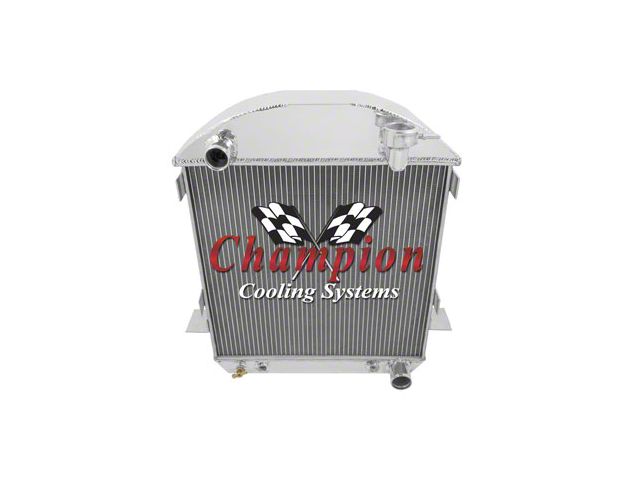 Champion Three Row Aluminum Radiator For T-Bucket With Chevy V8 Configuration, 1917-1927 (Chevy Engine)