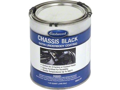 Chassis Paint, Satin Black