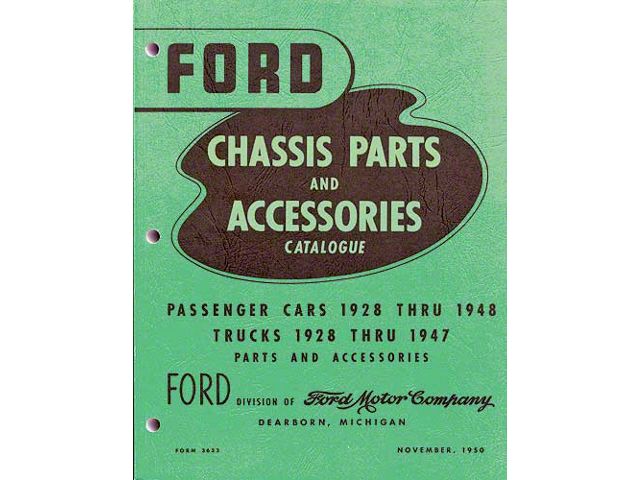 Chassis Parts & Accessories Catalogue - 802 Pages - Ford