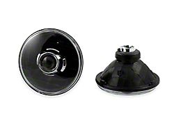 7 Round Projector Headlight, Black (71-73 Chevelle; 73-74 Laguna; 73-74 Malibu)
