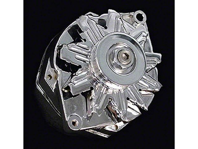 Powermaster Chevelle Alternator, 140 Amp, Chrome, 1964-1972