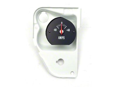 Chevelle Amp Gauge, With Housing & White Numbers, Super Sport SS , 1971-1972