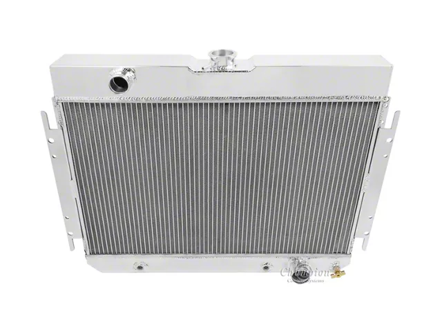 Chevelle And Malibu Champion Aluminum Radiator, Three Row, 1964-1967