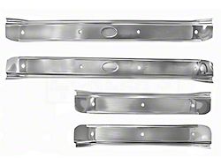 Door Sill Plates, 4 Door, Stainless Steel (68-72 Chevelle)