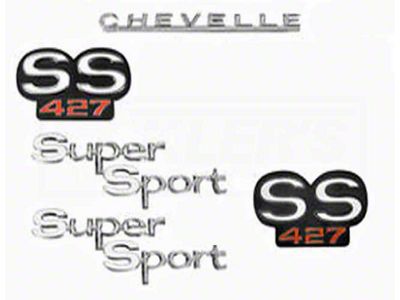 Emblem Kit,Super Sport,427,1966