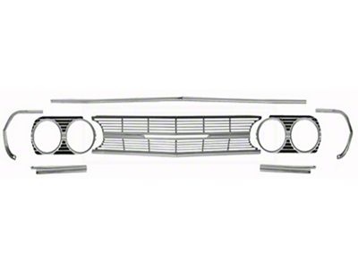 Chevelle Grille And Headlght Extn Kit, Standard, 1965
