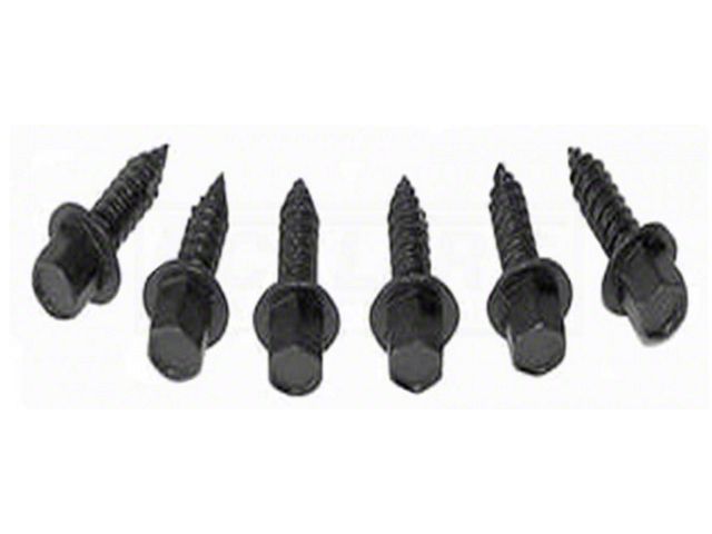 Chevelle and Malibu Heater And Air Conditioning Calble Screws, Set, 1964-77