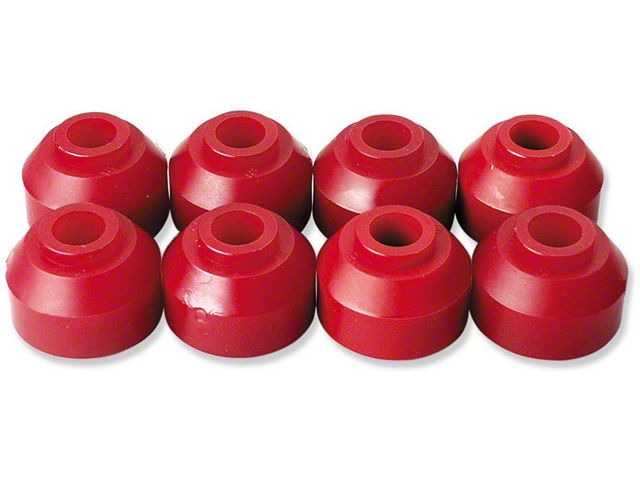 Chevelle Anti-Sway Bar End Link Bushings, Red, 1964-72