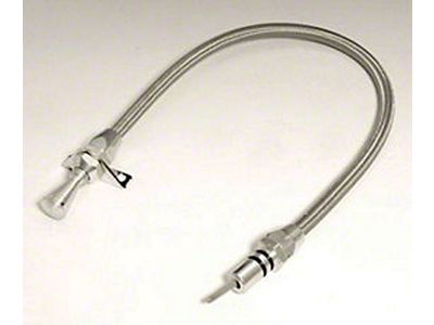 Chevelle Automatic Transmission Dipstick, Turbo Hydra-Matic700R4, Firewall Mount, Hi-Tech, Lokar, 1964-1972
