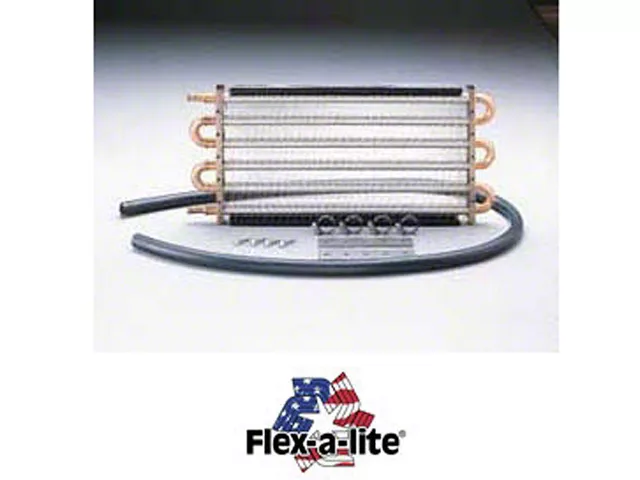 Chevelle Automatic Transmission Oil Cooler, Universal, 7-1/2 x 20 x 3/4, TransLife, Flex-a-lite, 1964-1972