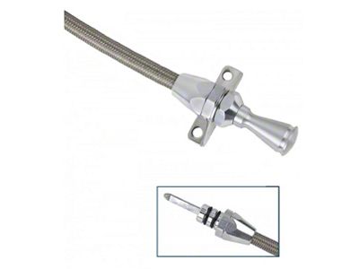 Chevelle Automatic Transmission Dipstick, Powerglide, Firewall Mount, Hi-Tech, Lokar, 1964-1972