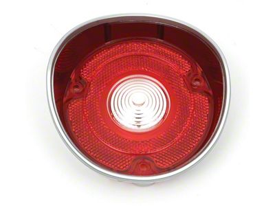 Back-Up Light Lens, Without Chrome Trim, Left, Except Wagon, Right (1971 Chevelle)