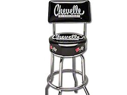 Chevelle Bar Stool, With Back, Chevelle By Chevrolet