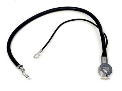 Battery Cable, Spring Ring, Negative, 6 Cylinder & V8, For Cars With Standard Battery (1967 Chevelle; 1967 Malibu)