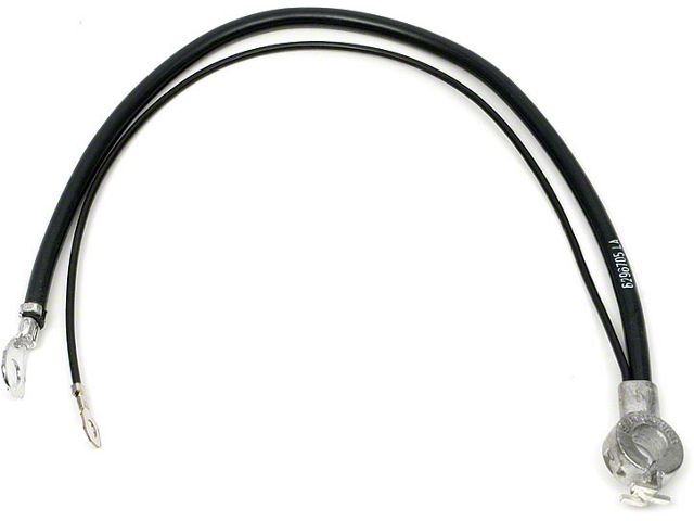 Chevelle Battery Cable, Spring Ring, Negative, Small Block,1968