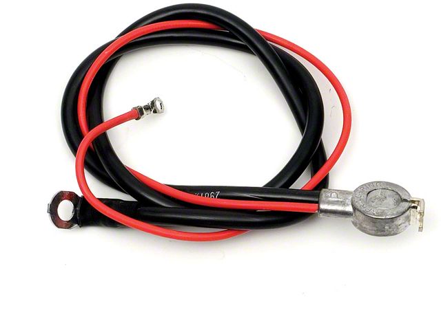 Chevelle Battery Cable, Spring Ring, Positive, 6 Cylinder, 1965