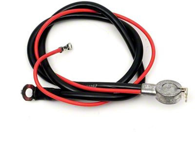 Chevelle Battery Cable, Spring Ring, Positive, 6 Cylinder, 1965