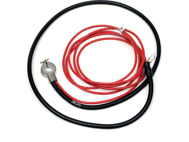 Chevelle Battery Cable, Spring Ring, Positive, Small Block,1964