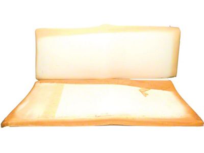 Chevelle Bench Seat Foam Cushion, Rear, 2-Door Coupe, 1968-1969