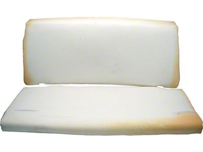 Chevelle Bench Seat Foam Cushion, Rear, 2-Door Coupe, 1970-1972