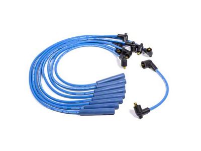 Chevelle Blue Max Spiral Core Spark Plug Wire Set, 1965-1972