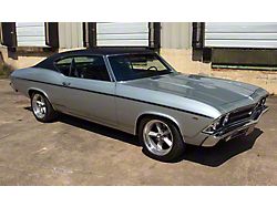 Body Stripe Kit, Black, Super Sport SS (1969 Chevelle)