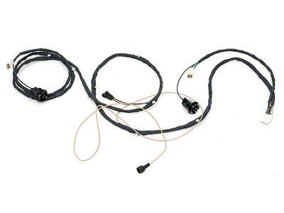 Chevelle Rear Body Wiring Harness, Wagon, For Cars With Back-Up Lights & Without Power Tailgate Window, 1964