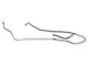 Chevelle Brake Line Conversion, Front To Rear, Disc Brakes,2-Door Coupe, 1964-1967