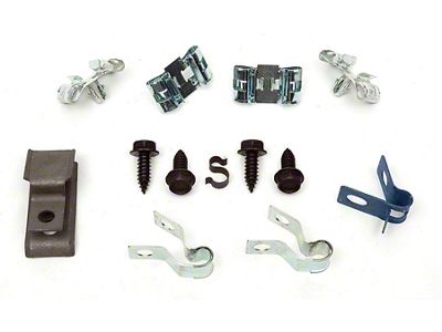 Chevelle Brake Line Retaining Clips, 1968