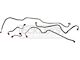 Chevelle Brake Line Set, Front, For Cars With Power Disc Brakes, 1969