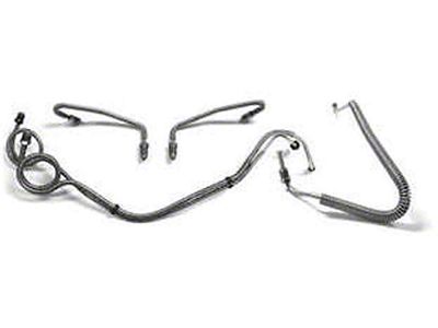 Chevelle Brake Line Set, Front, For Cars With Power Disc Brakes, 1971-1972
