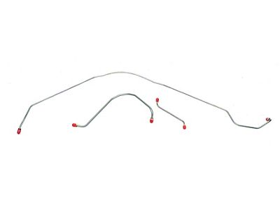 Chevelle Brake Line Set, Front, Malibu, For Cars With Manual Drum Brakes, 1964-1965