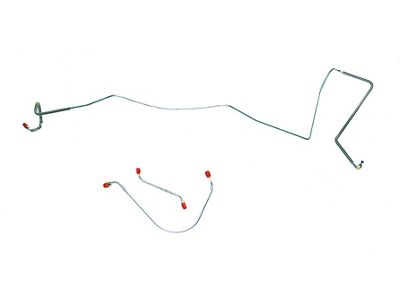 Chevelle Brake Line Set, Front, SS & Z16, For Cars With Power Drum Brakes, 1965-1966