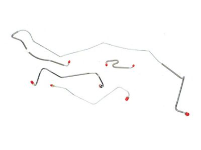 Chevelle Brake Line Set, Front, Super Sport SS , For Cars With Power Drum Brakes, 1967