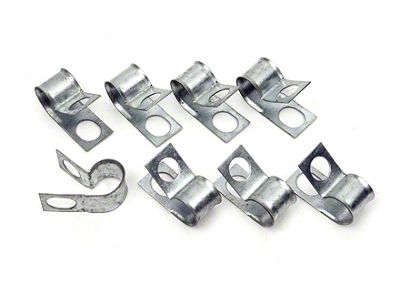 Chevelle Brake Or Fuel Line Retaining Clips, Single, 1/2, 1964-1972