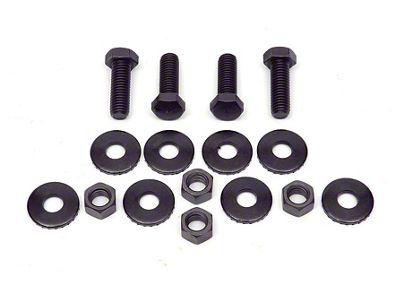 Chevelle Bumper Bracket Mounting Hardware, Front, 1968-1969