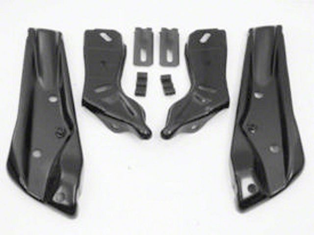 Chevelle Bumper Brackets, Front, 1971-1972