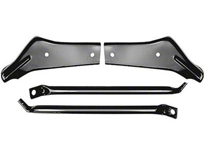 OPR Chevelle Bumper Brackets, Rear, Except Wagon, 1966-1967