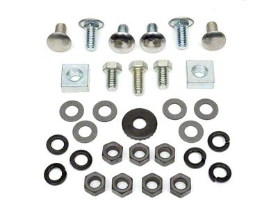 Bumper Bolt Mounting Kit,Rear,68-69