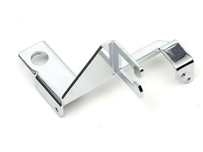 Chevelle Carburetor Linkage Bracket, Chrome, For Cars With Manual Transmission, 1964-1972