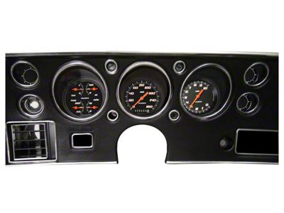Classic Instruments Chevelle Classic Instruments Velocity Black Custom Gauge Package, 1970-1972