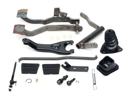 Chevelle Clutch Linkage Conversion Kit, Automatic To ManualTransmission, Small Or Big Block, 1968-1970