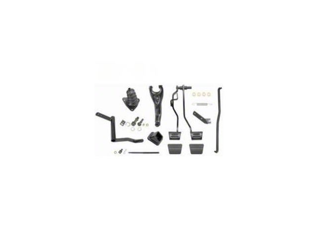 Chevelle Clutch Linkage Conversion Kit, Automatic To Manual Transmission, Small Or Big Block, 1971-1972