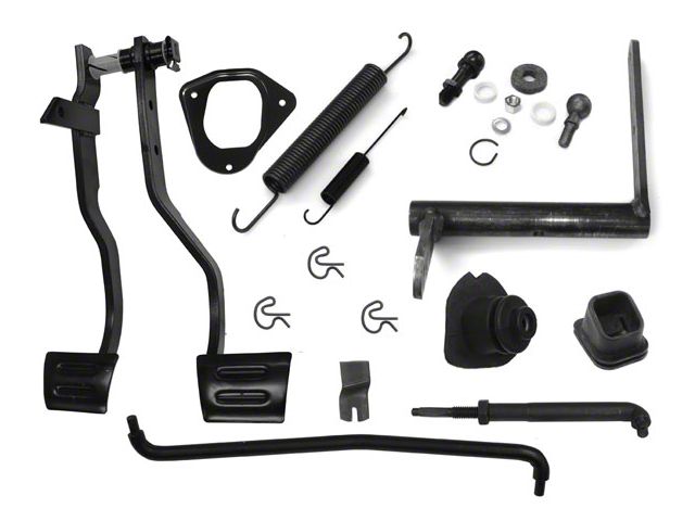 Chevelle Clutch Linkage Conversion Kit, Automatic To ManualTransmission, Small Block, 1967