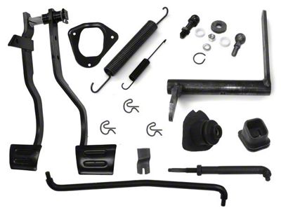 Chevelle Clutch Linkage Conversion Kit, Automatic To ManualTransmission, Small Block, 1967