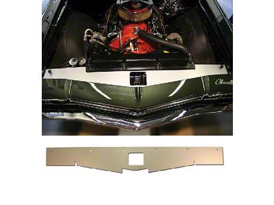 Chevelle Core Support Filler Panel, Anodized Aluminum, 1968-1969